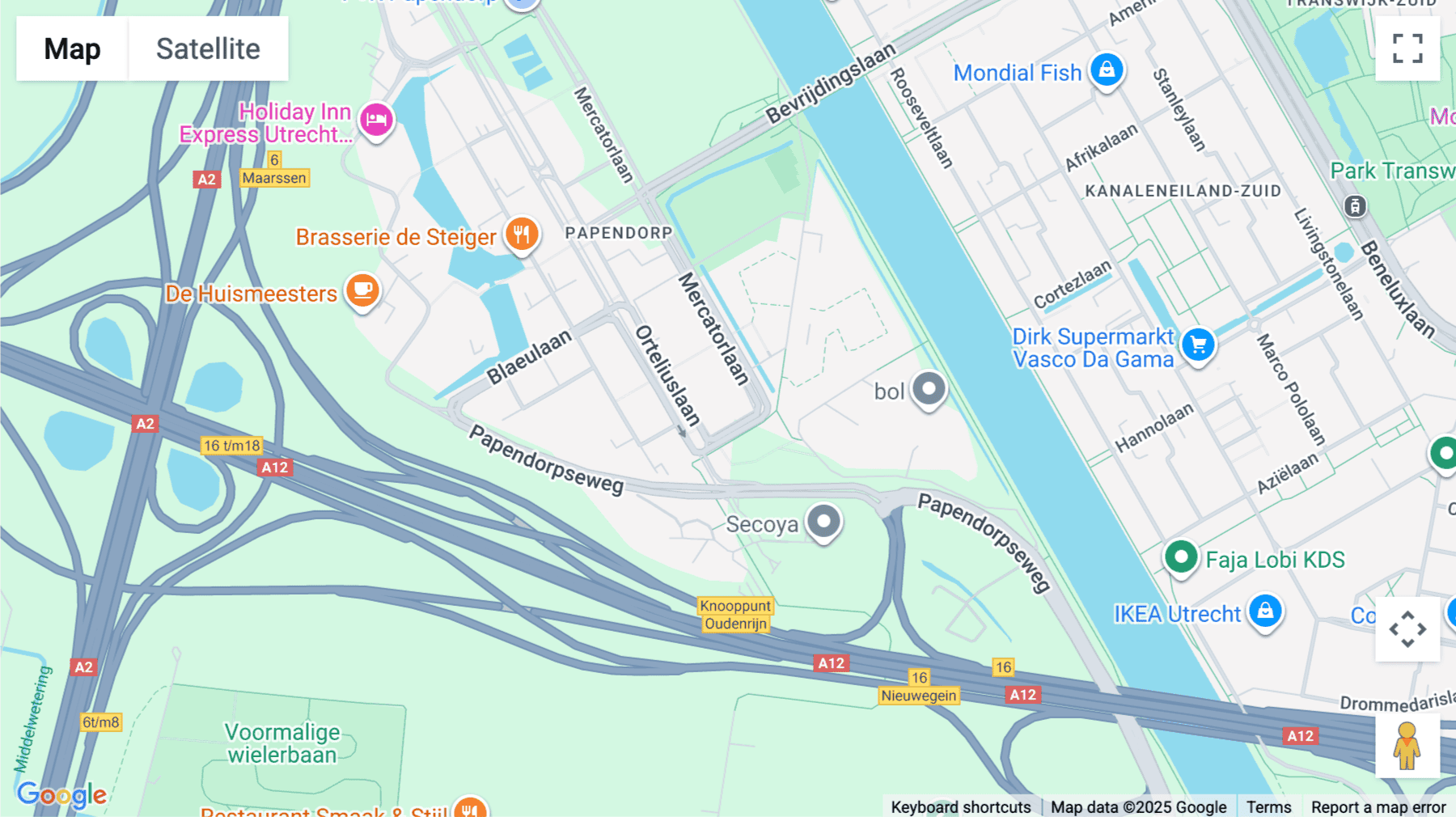 Click for interative map of Domus Medica, Mercatorlaan 1200, Utrecht