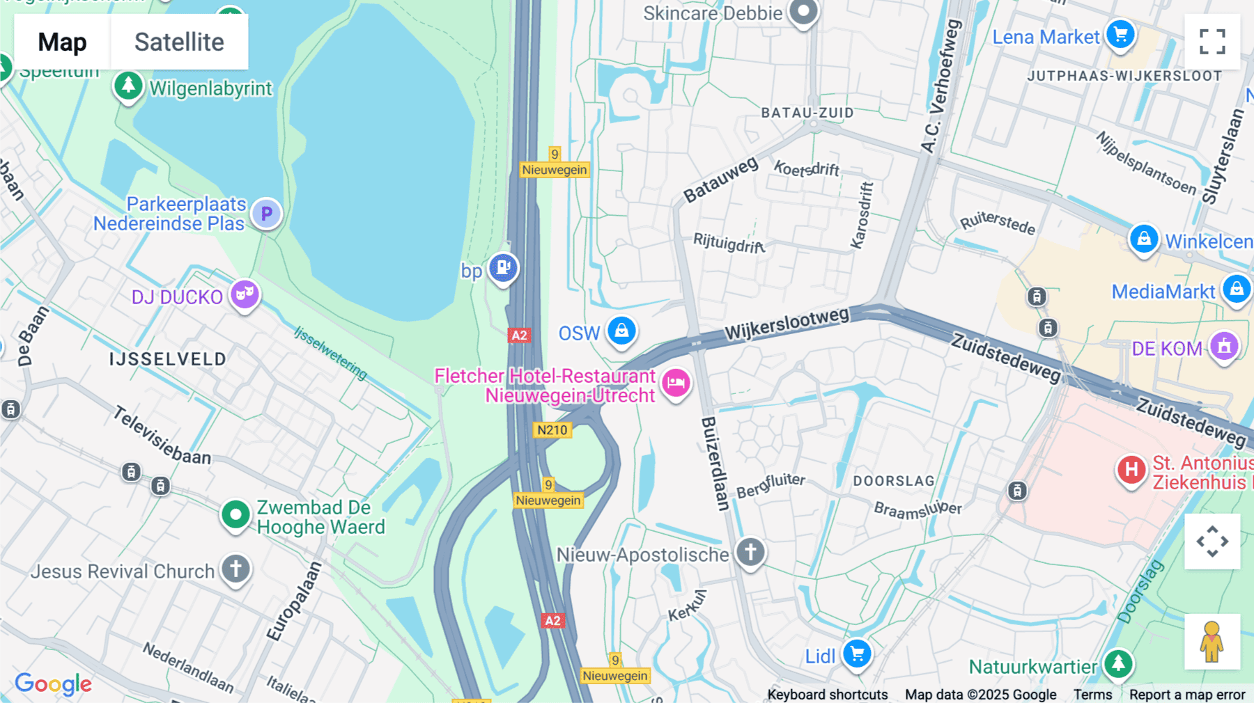 Click for interative map of Nevelgaarde 8, Nieuwegein