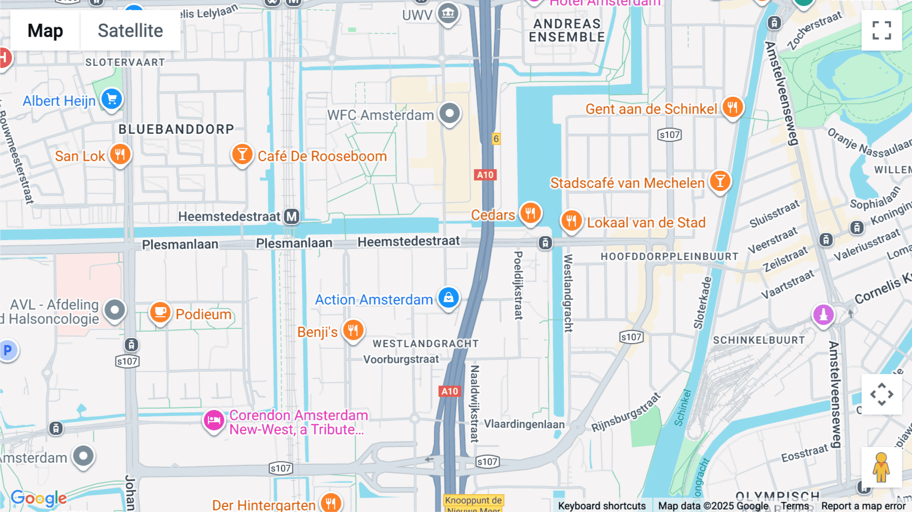 Click for interative map of Delflandlaan 1, Amsterdam