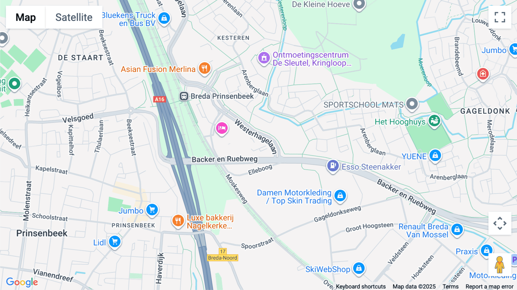 Click for interative map of Lage Mosten 49-63, Breda