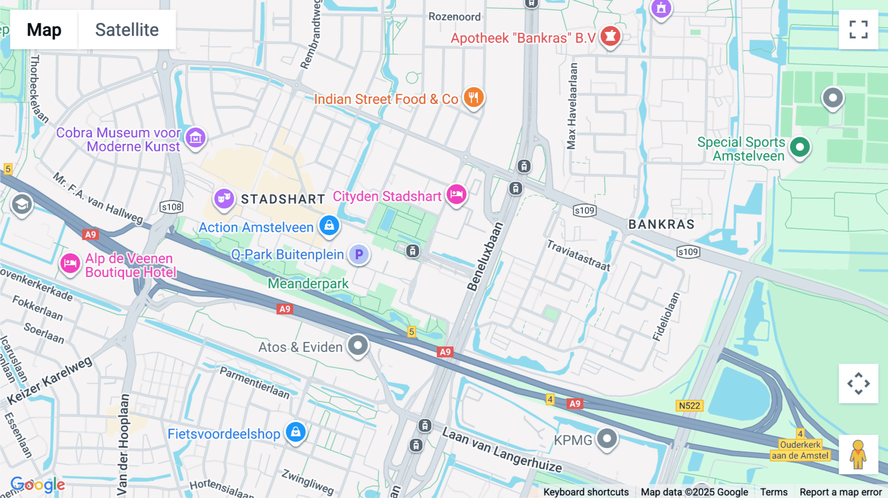 Click for interative map of Van Heuven Goedhartlaan 13D, Amstelveen