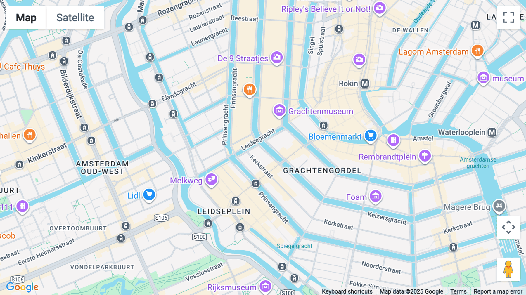 Click for interative map of Keizersgracht 482, Amsterdam