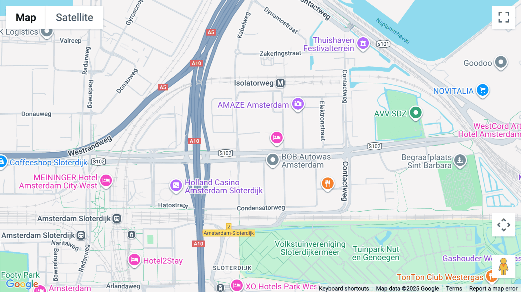 Click for interative map of TW38, Transformatorweg 38, Amsterdam