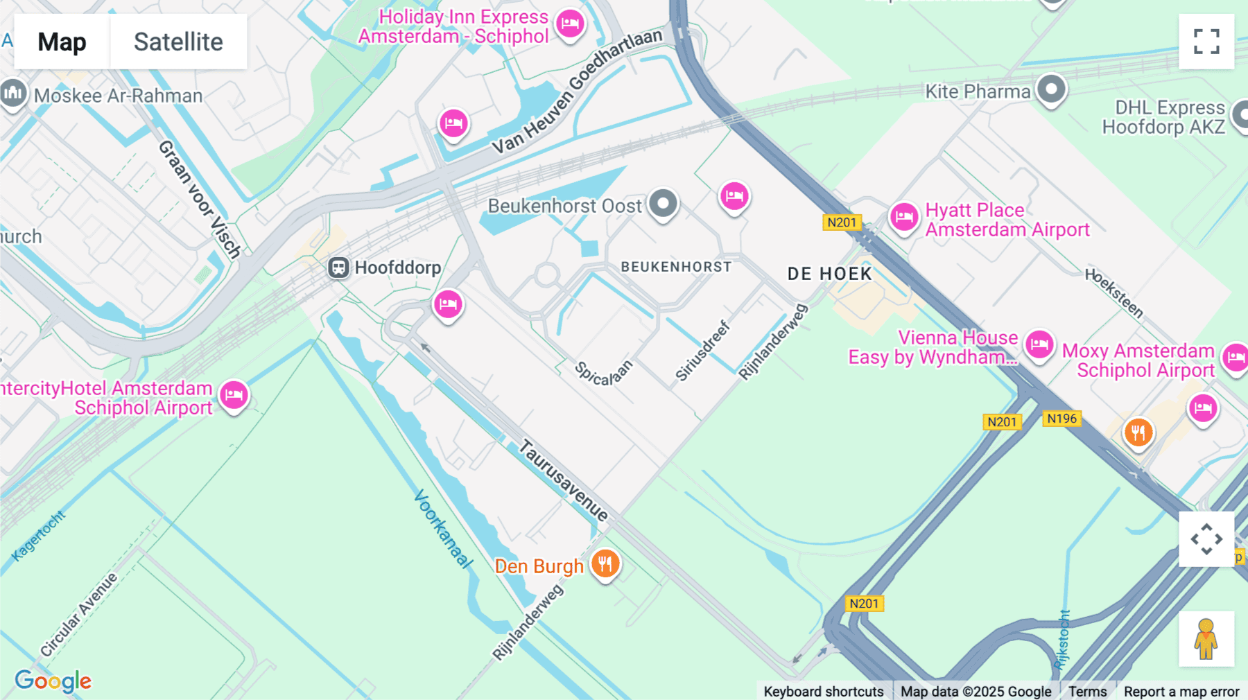 Click for interative map of Spica, Spicalaan 1, Hoofddorp