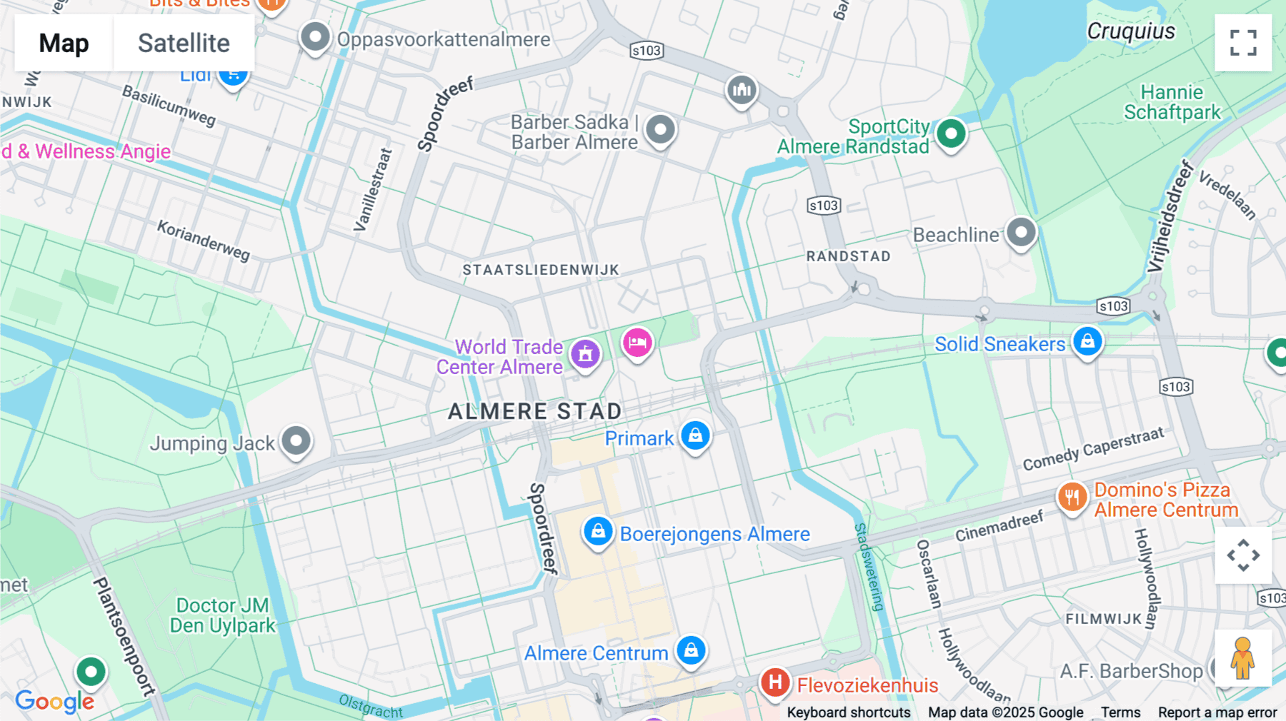 Click for interative map of Mandela Plein 1, Flevoland, Almere