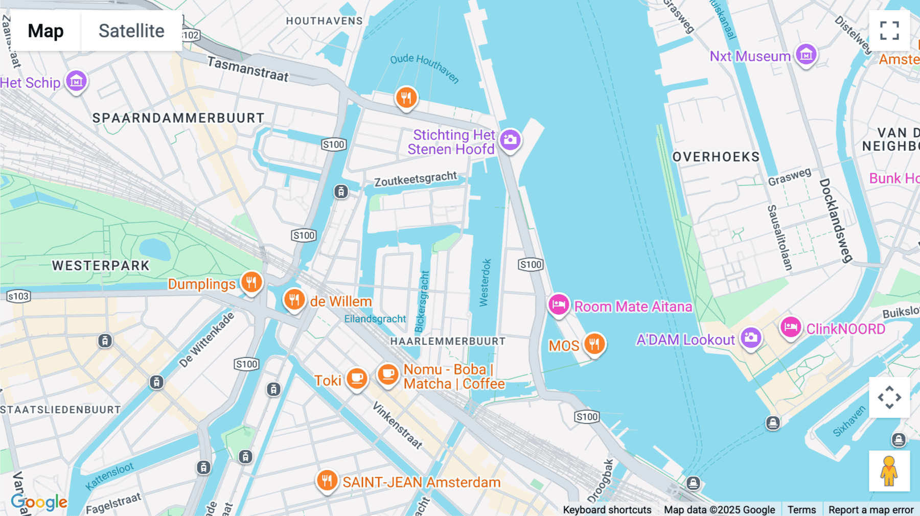 Click for interative map of Grote Bickersstraat 74-78, Amsterdam