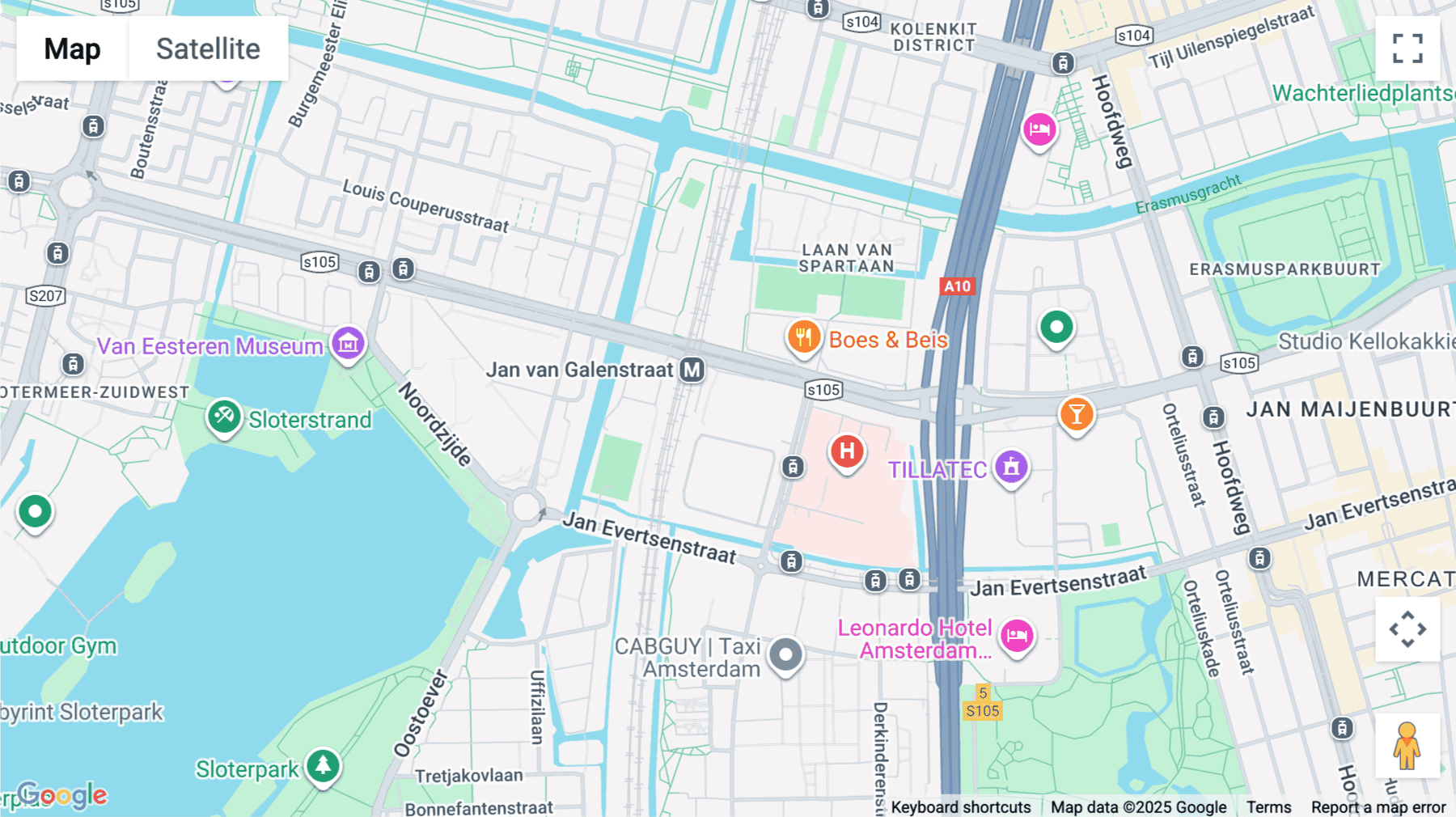 Click for interative map of Jan van Galeenstraat 335, Amsterdam