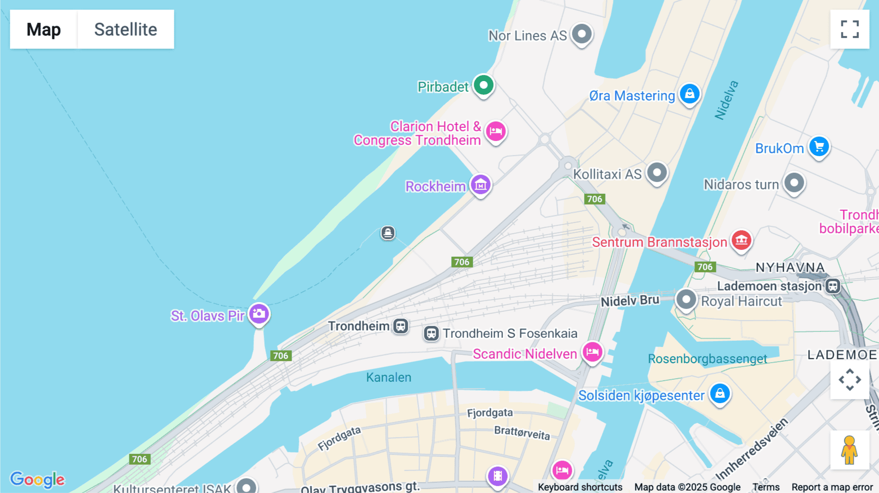Click for interative map of Brattørkaia 17a, Trondheim