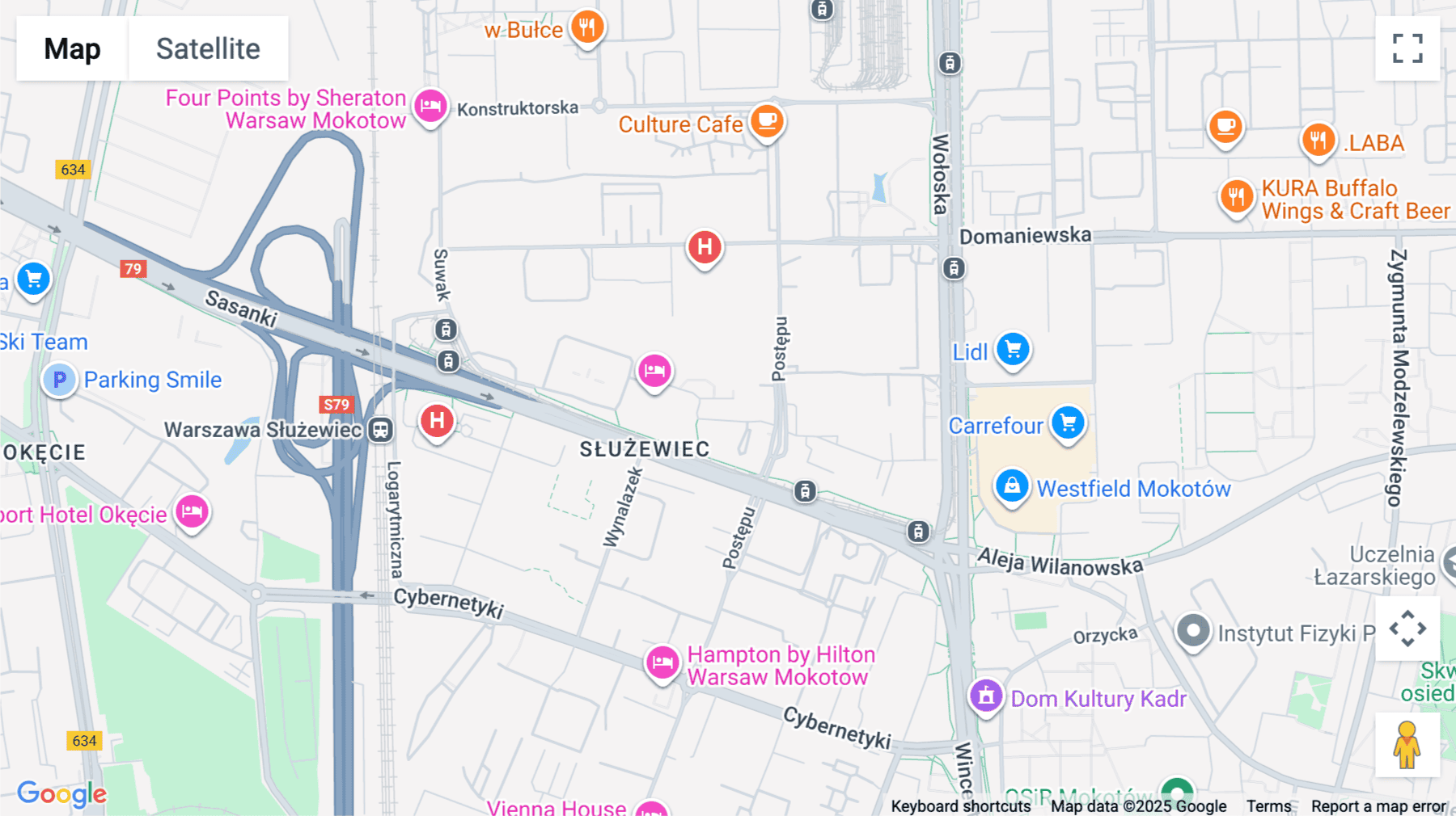 Click for interative map of Adgar Plaza One, Postępu 15, Warsaw