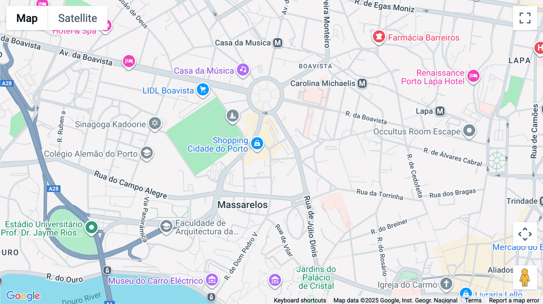 Click for interative map of Rua do Bom Sucesso 372, Porto, Porto