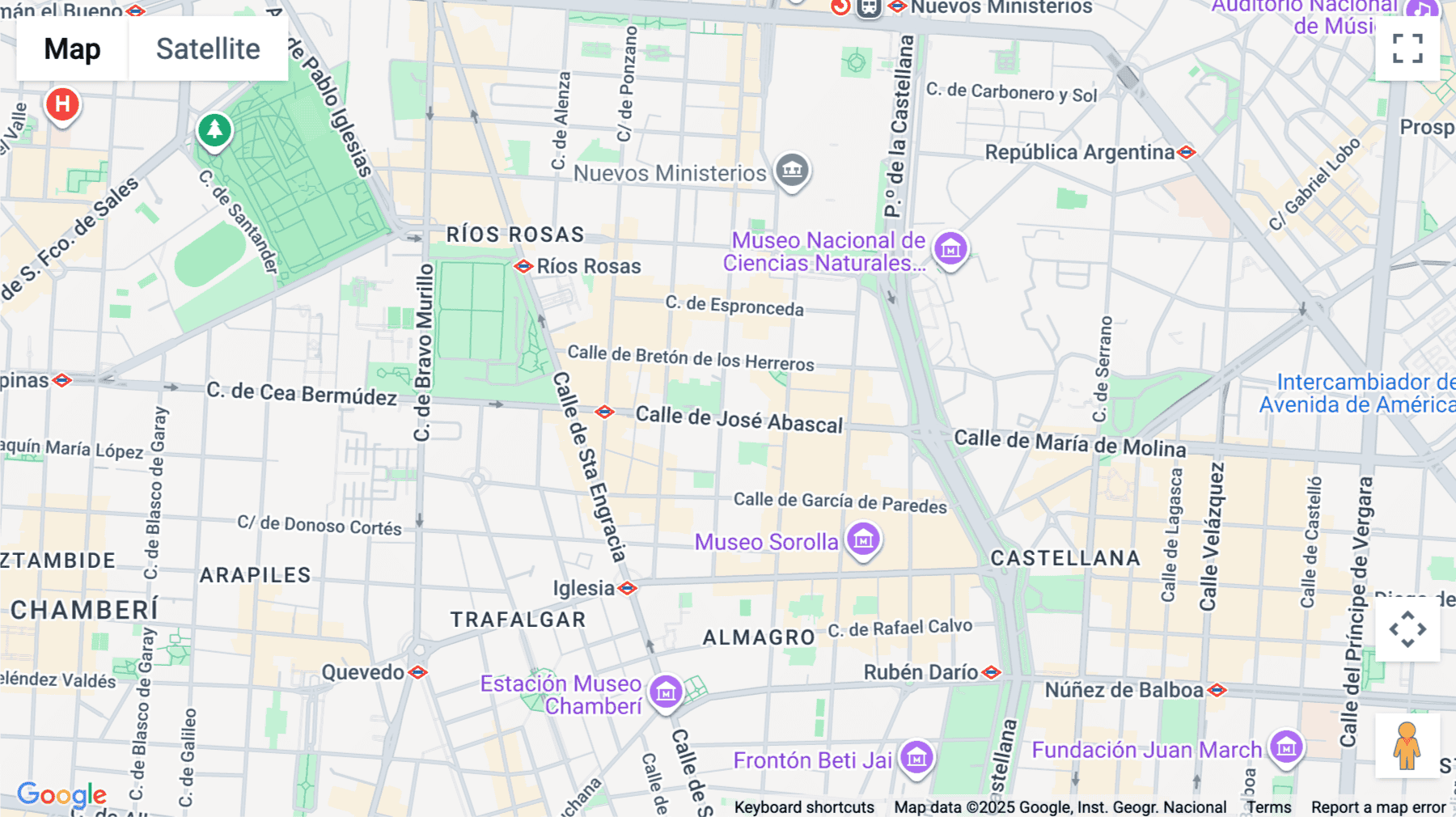 Click for interative map of Jose Abascal 41, Madrid