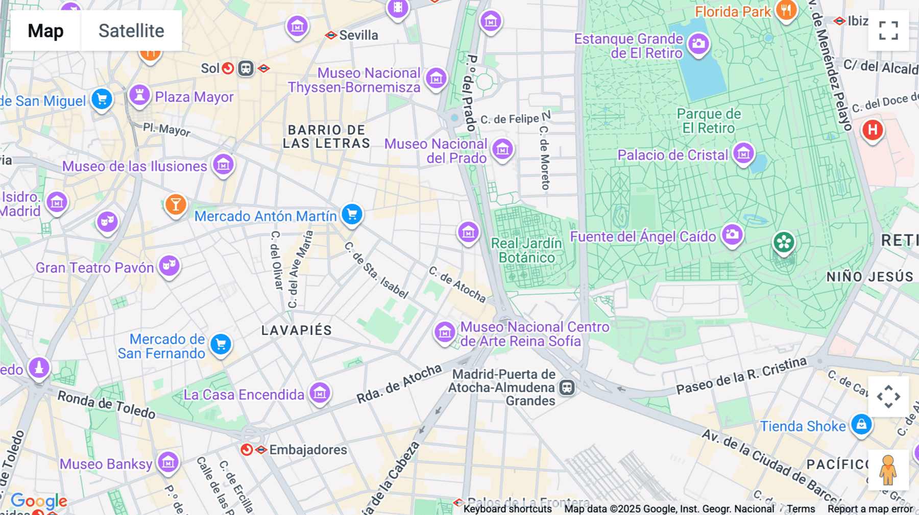 Click for interative map of Calle de la Alameda, 22, Madrid