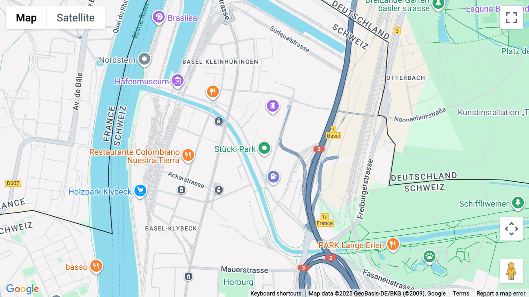 Click for interative map of Hochbergerstrasse 70, Basel
