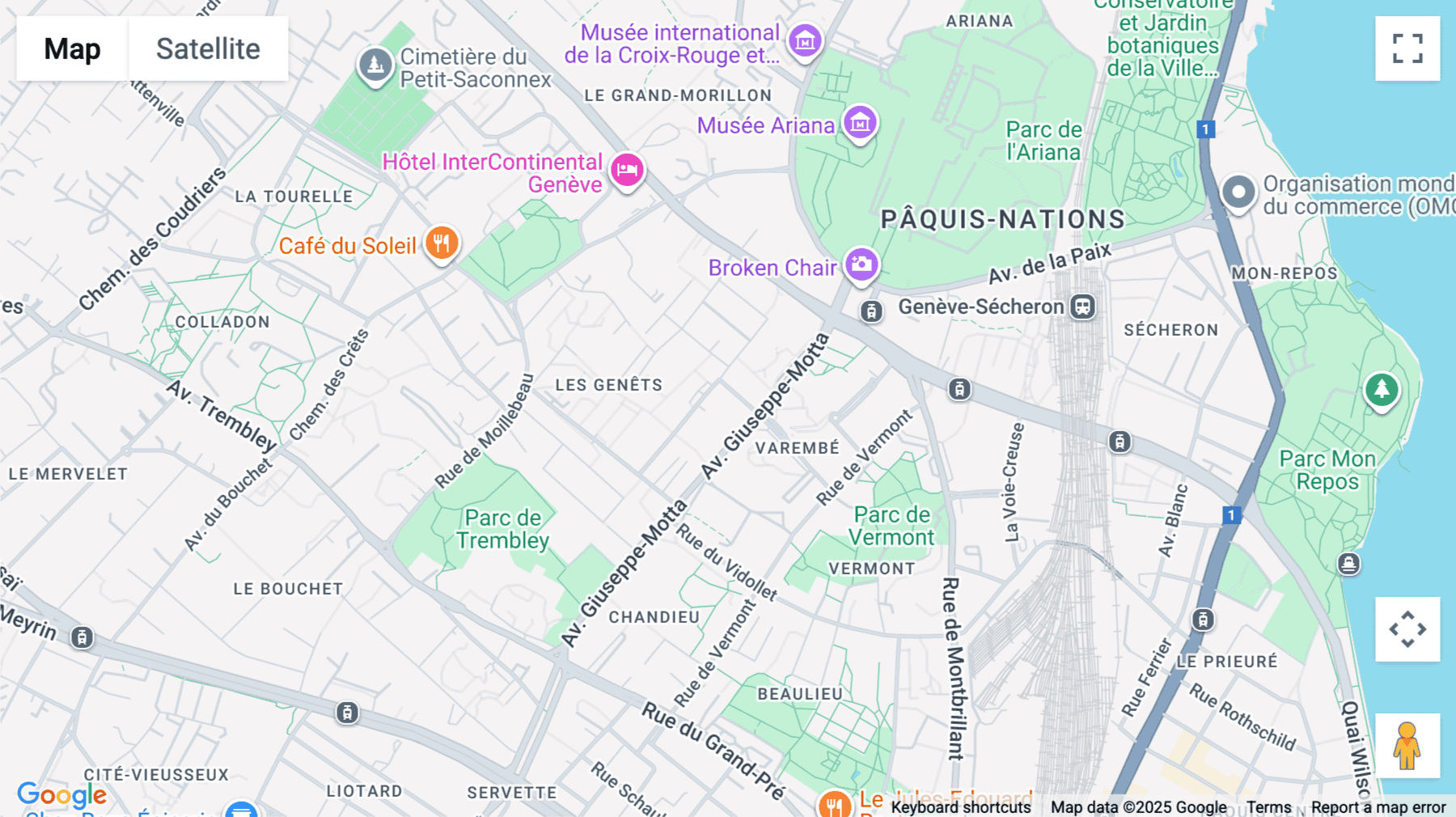Click for interative map of 6th floor Nations Business Center, Rue du Pré-de-la-Bichette 1, Geneva
