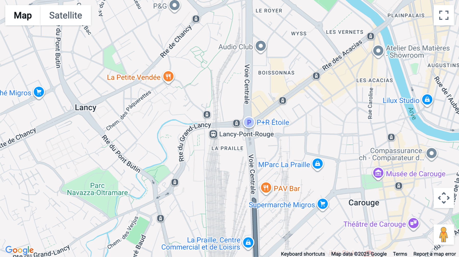 Click for interative map of Esplanade de Pont-Rouge 4, Geneva