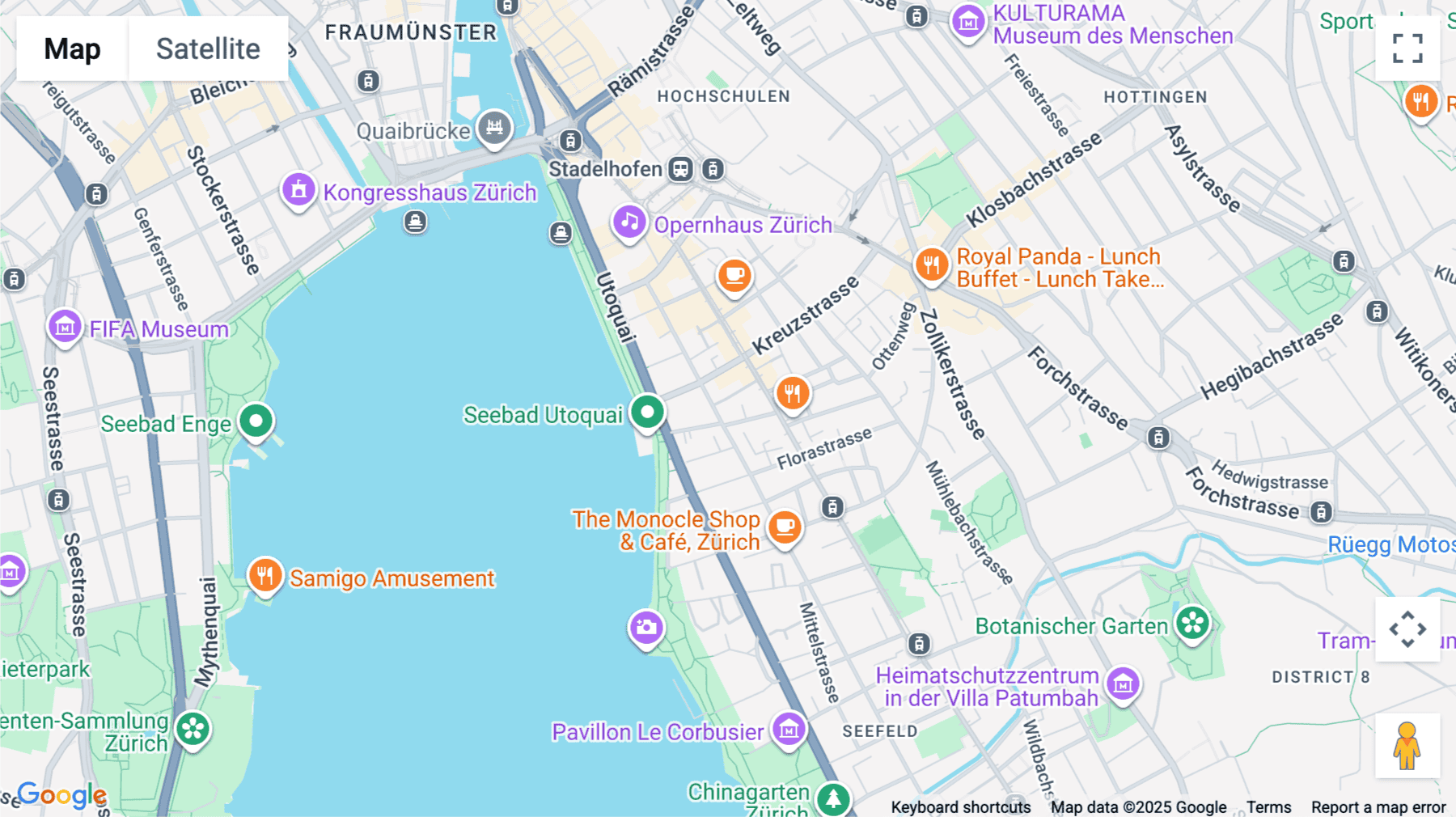 Click for interative map of Dufourstrasse 49, Zurich