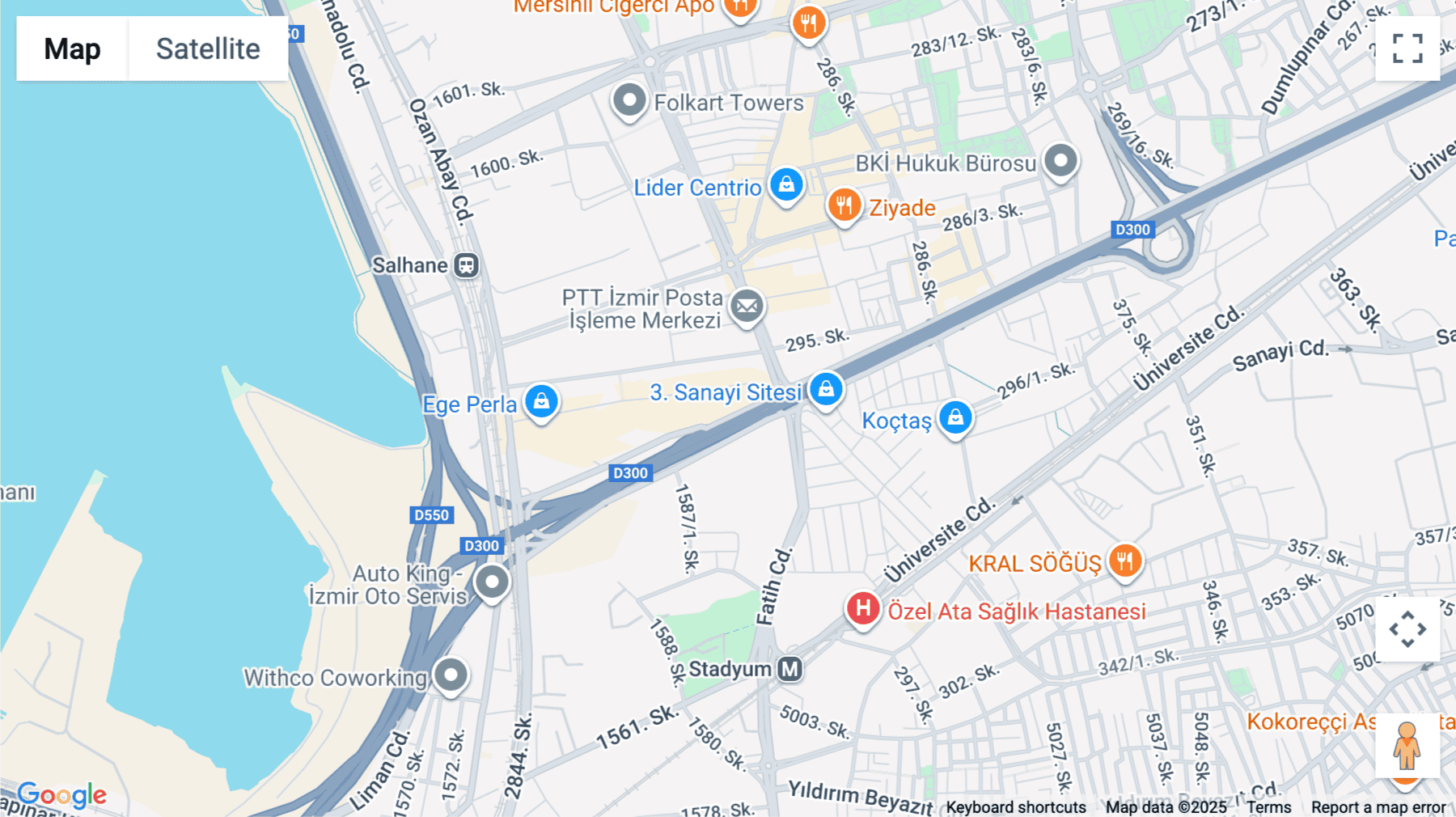 Click for interative map of Ankara Street, Mistral Izmir No: 15 Floor: 39 & 42, Izmir