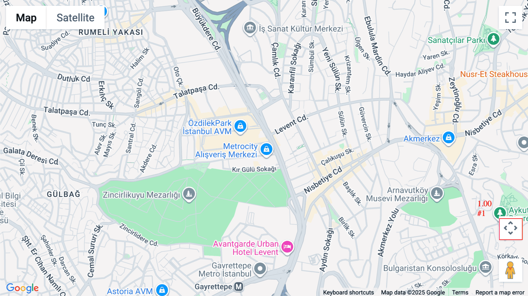 Click for interative map of Ferko Signature, Esentepe Mah., Büyükdere Cd. No: 175, Istanbul