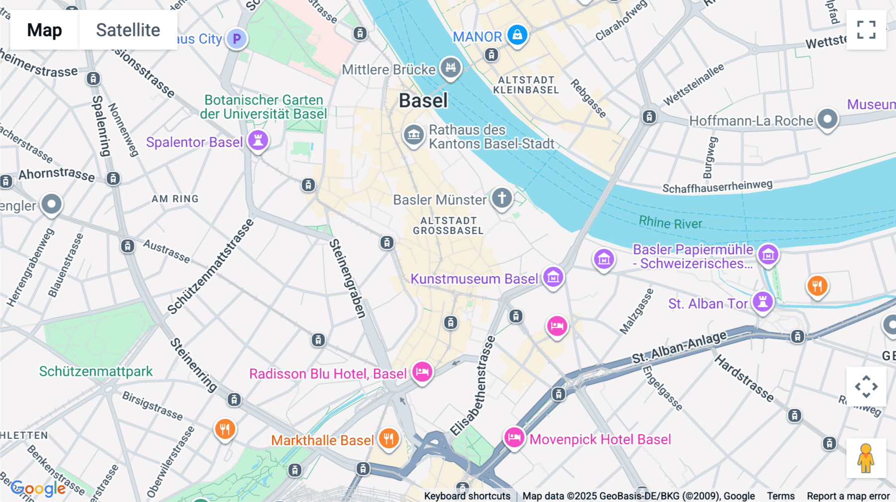 Click for interative map of Barfüsserplatz 3, Basel