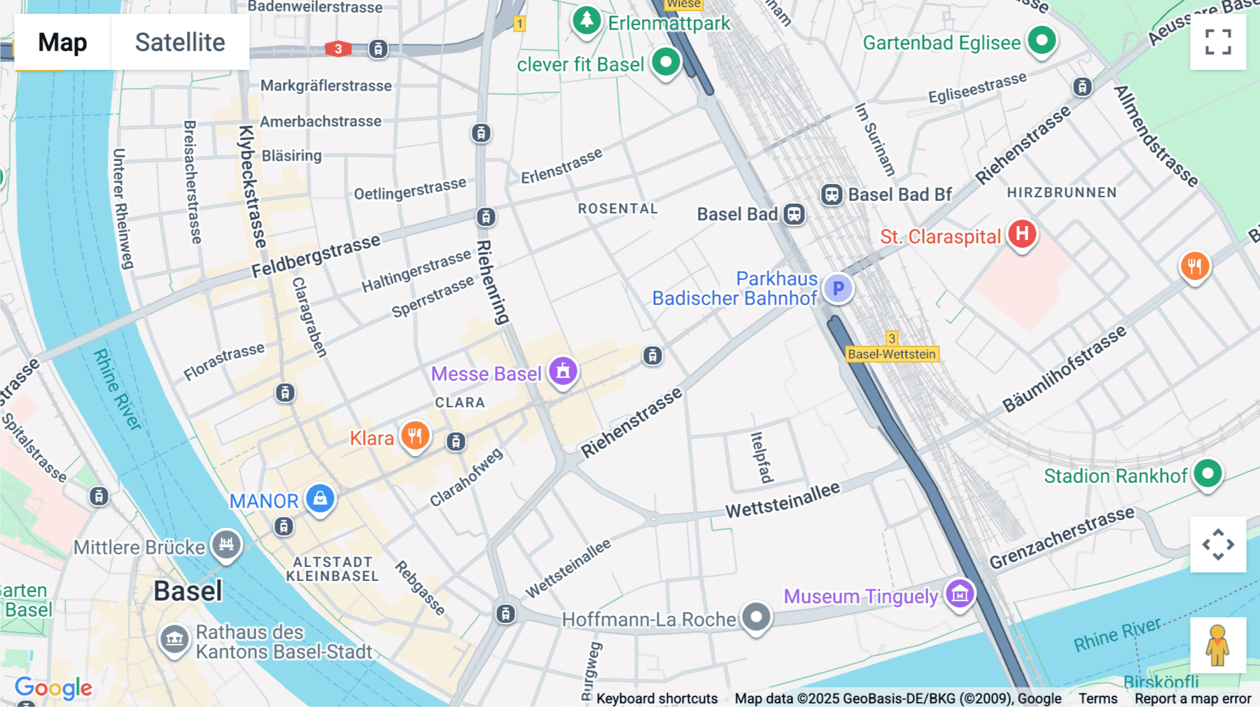 Click for interative map of Messeplatz 10, Basel