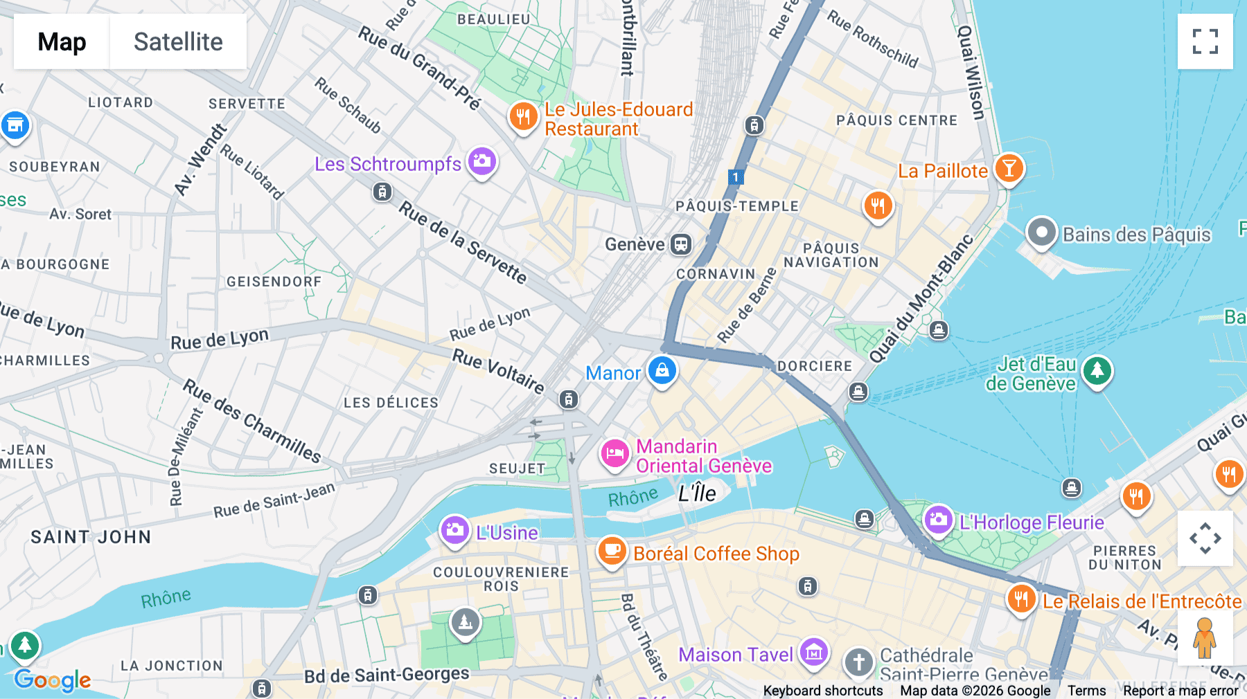 Click for interative map of Boulevard James Fazy 6-8, Geneva