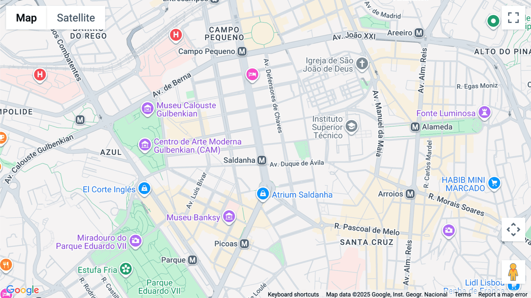 Click for interative map of Avenida da República nº 18, Lisbon