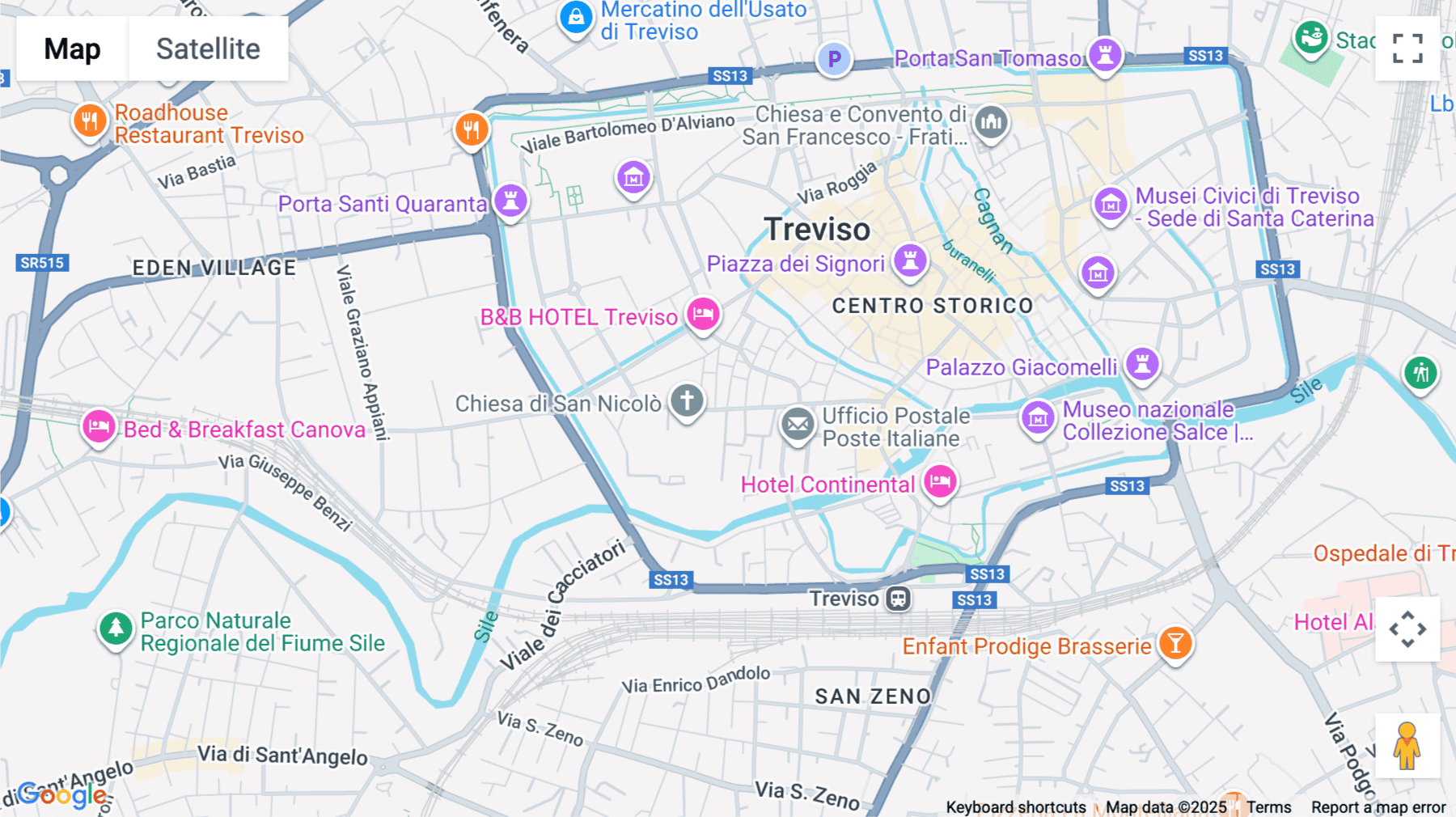 Click for interative map of via San Nicolò, 42, Treviso