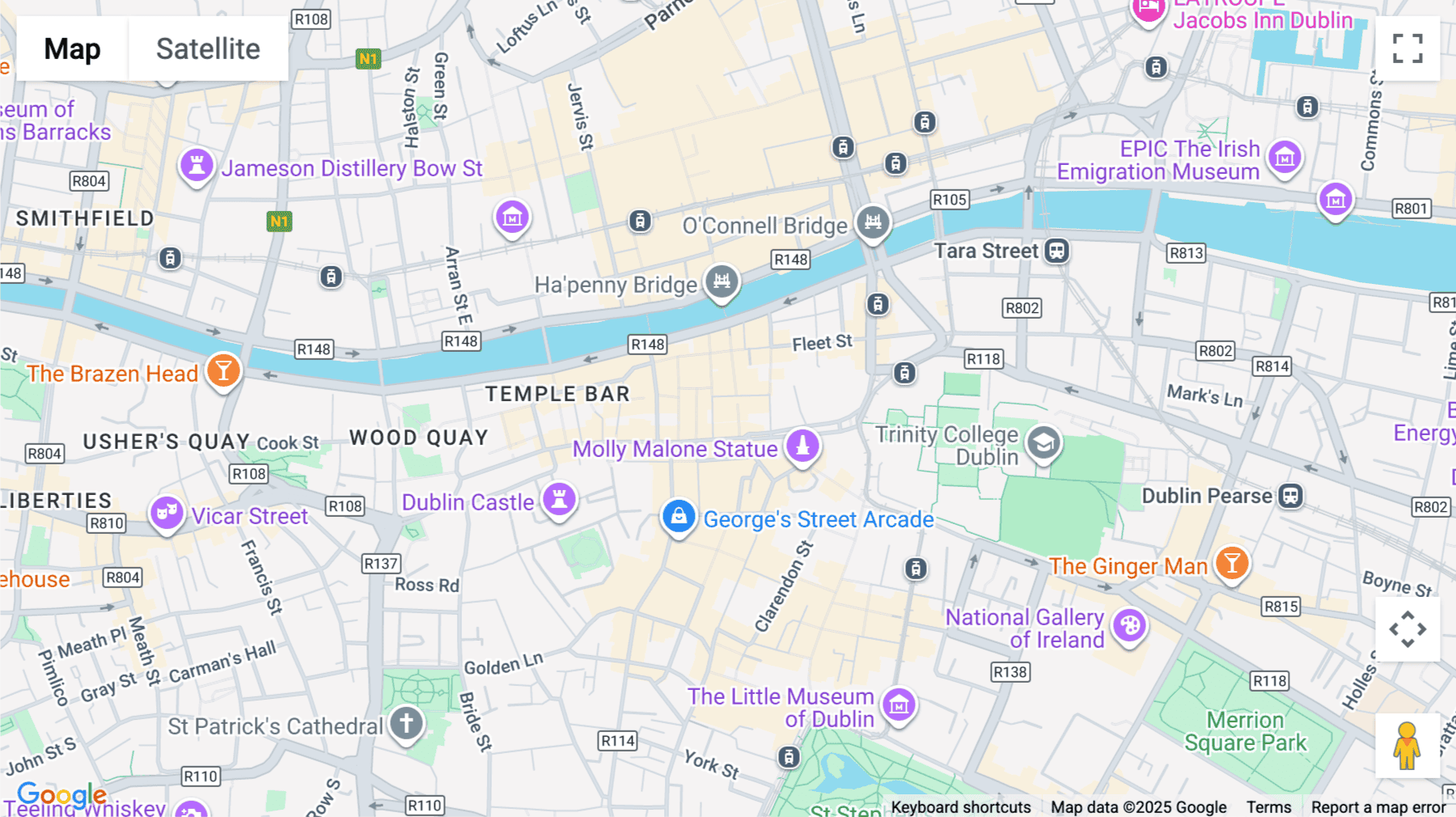 Click for interative map of 1 Central Plaza Dublin, Dublin