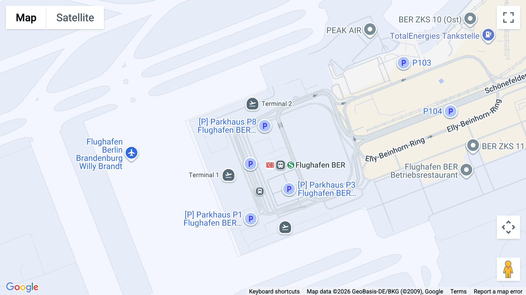 Click for interative map of Willy-Brand-Platz 2, BER Airport, Berlin