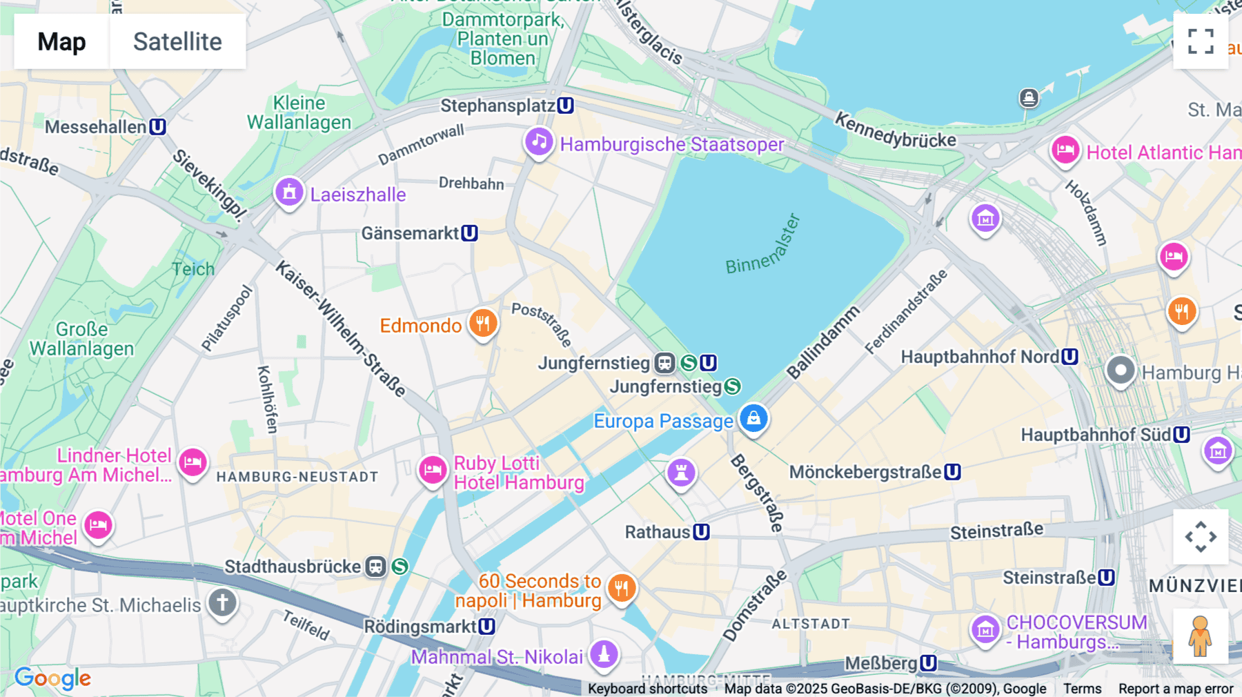 Click for interative map of Große Bleichen 1-3, Hamburg