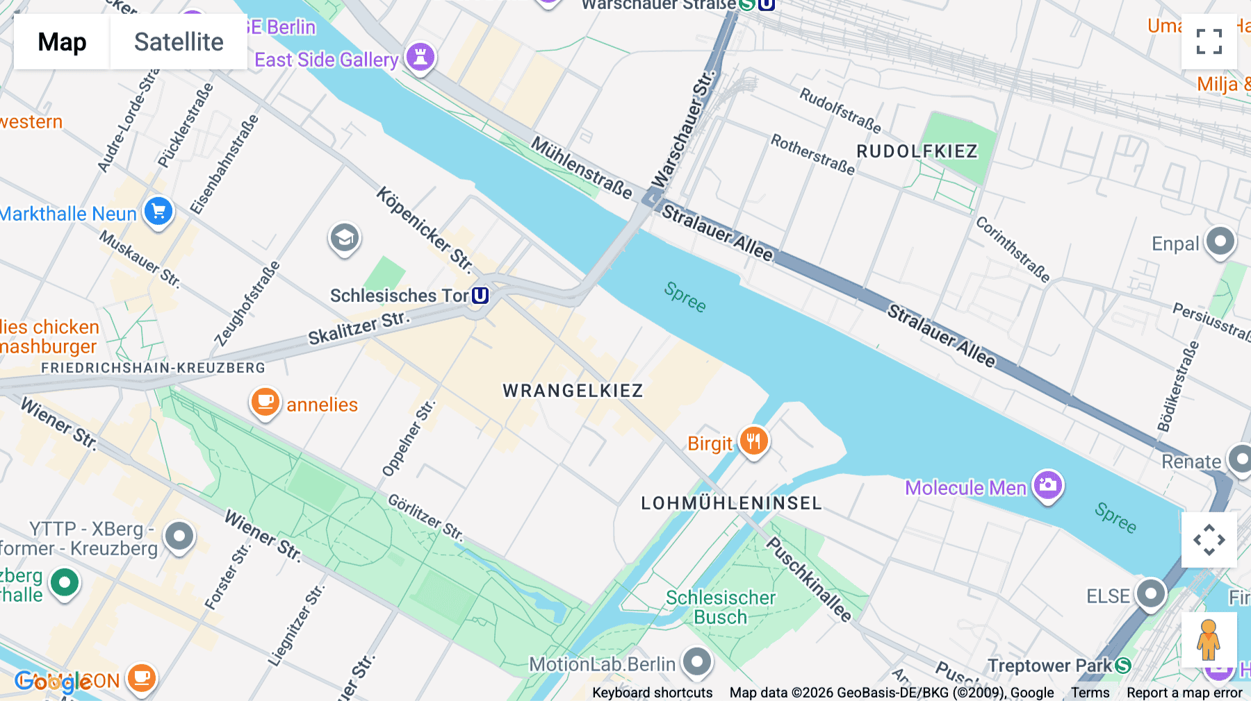 Click for interative map of Cuvrystraße 53, Berlin