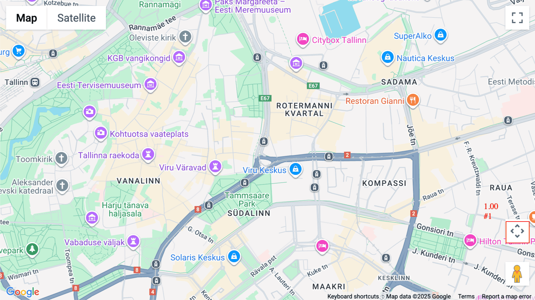 Click for interative map of Rotermanni 6, Tallinn