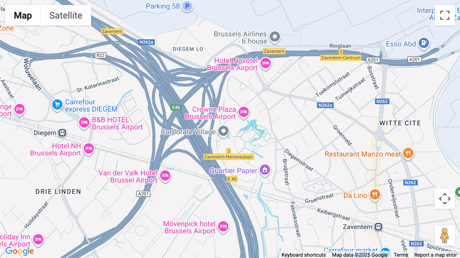 Click for interative map of Da Vincilaan 2, Brussels Airport, Zaventem