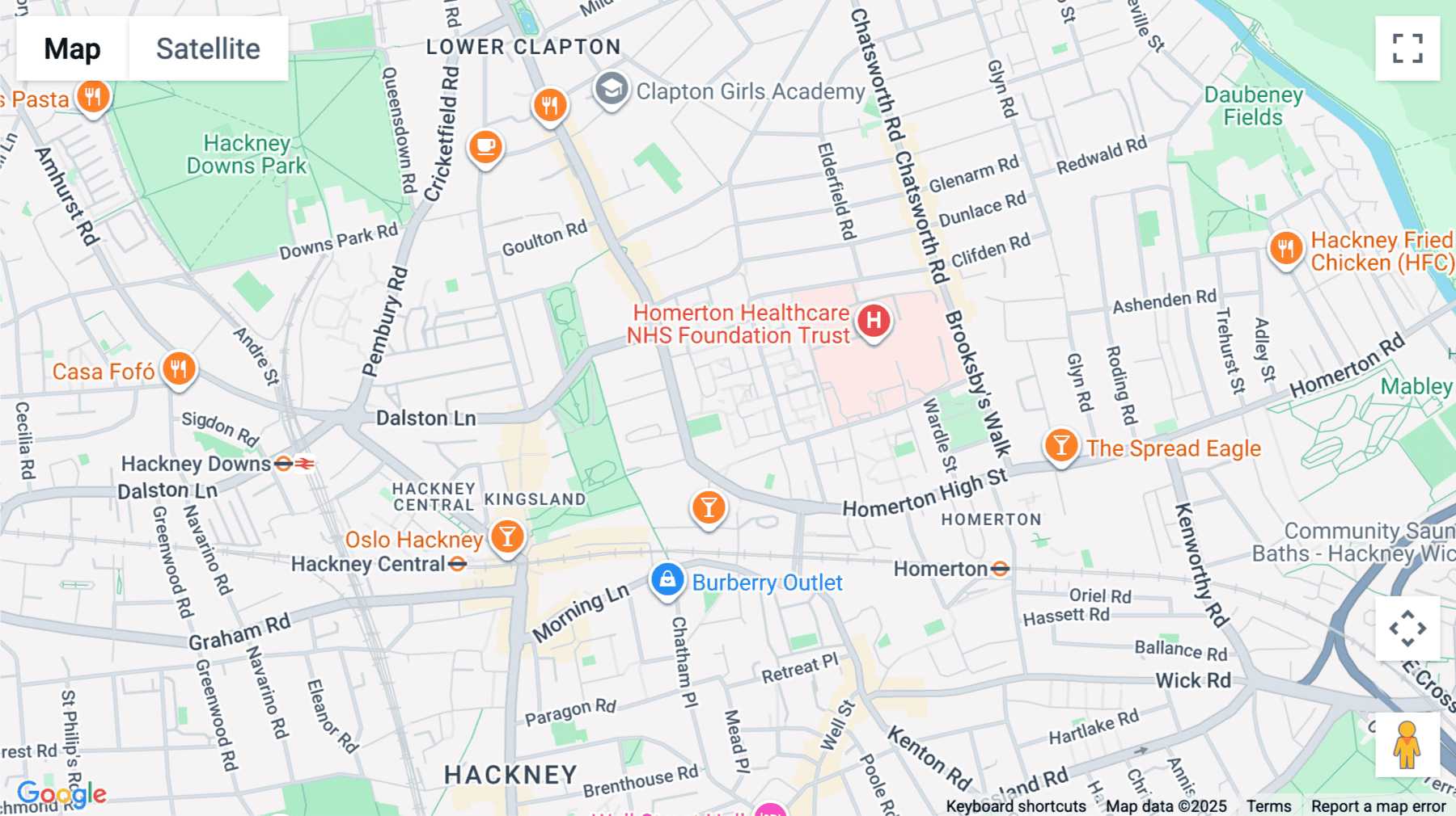 Click for interative map of 6-8 Knights Court, London