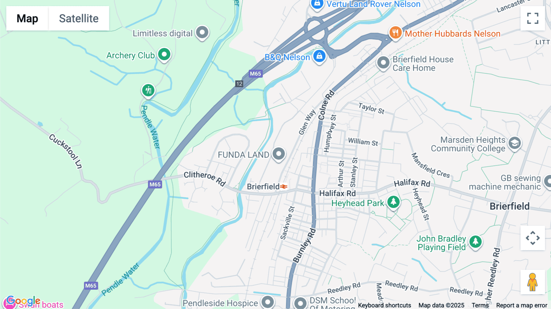 Click for interative map of Northlight Parade, Northlight Boulevard, Pendle, Nelson