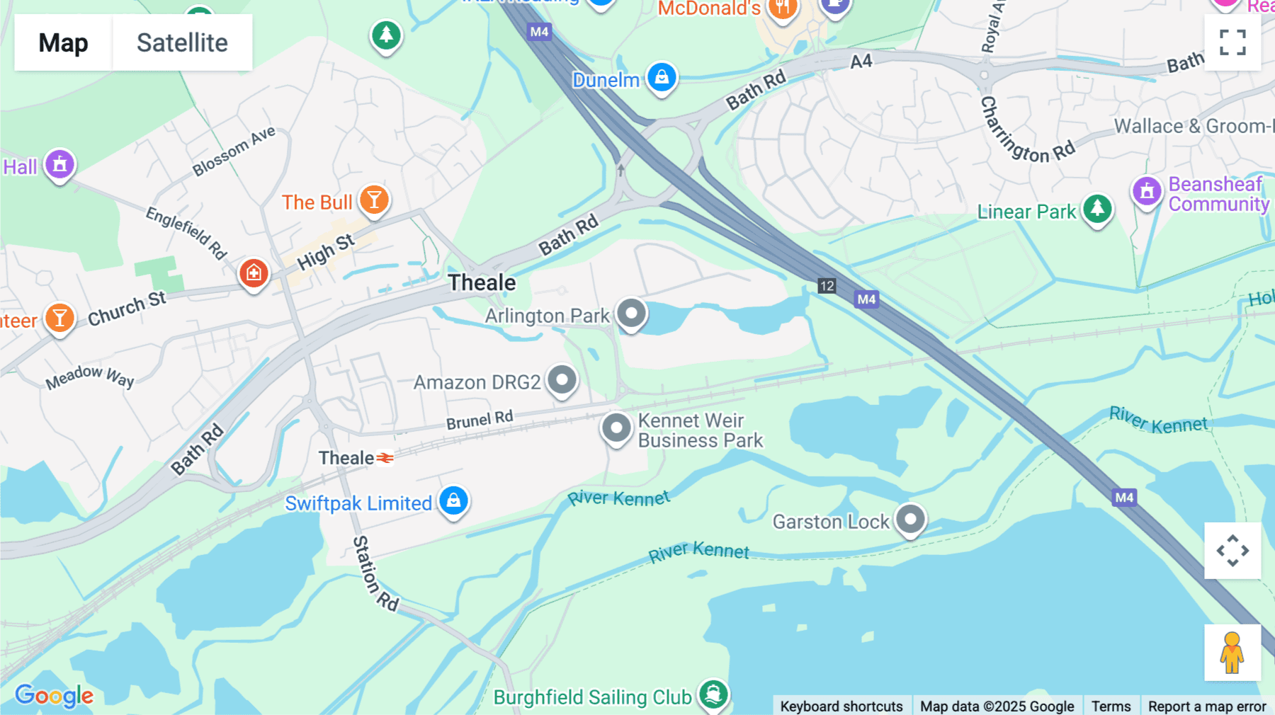 Click for interative map of Arlingon Business Park, Waterside Drive, Theale, Reading