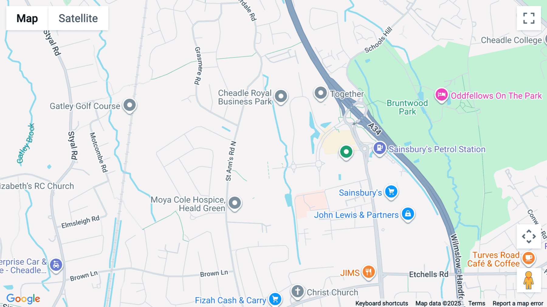 Click for interative map of Highfield House, Cheadle Royal Business Park, Cheadle