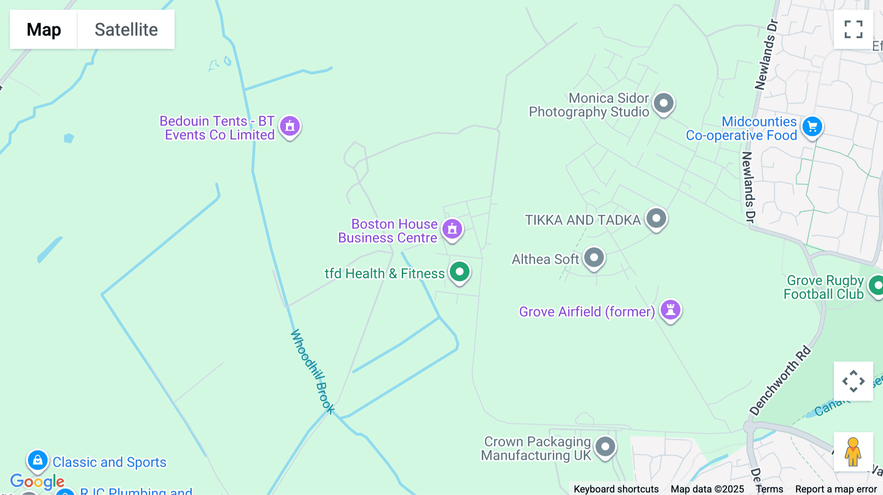 Click for interative map of Boston House, Grove Business Park, Downsview Road, Wantage