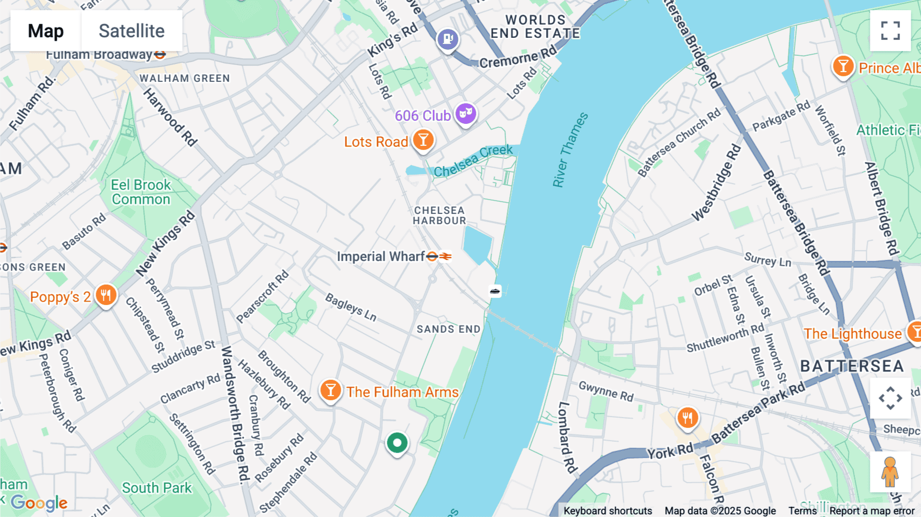 Click for interative map of Marina Studios, Harbour Yard, Chelsea Harbour, London