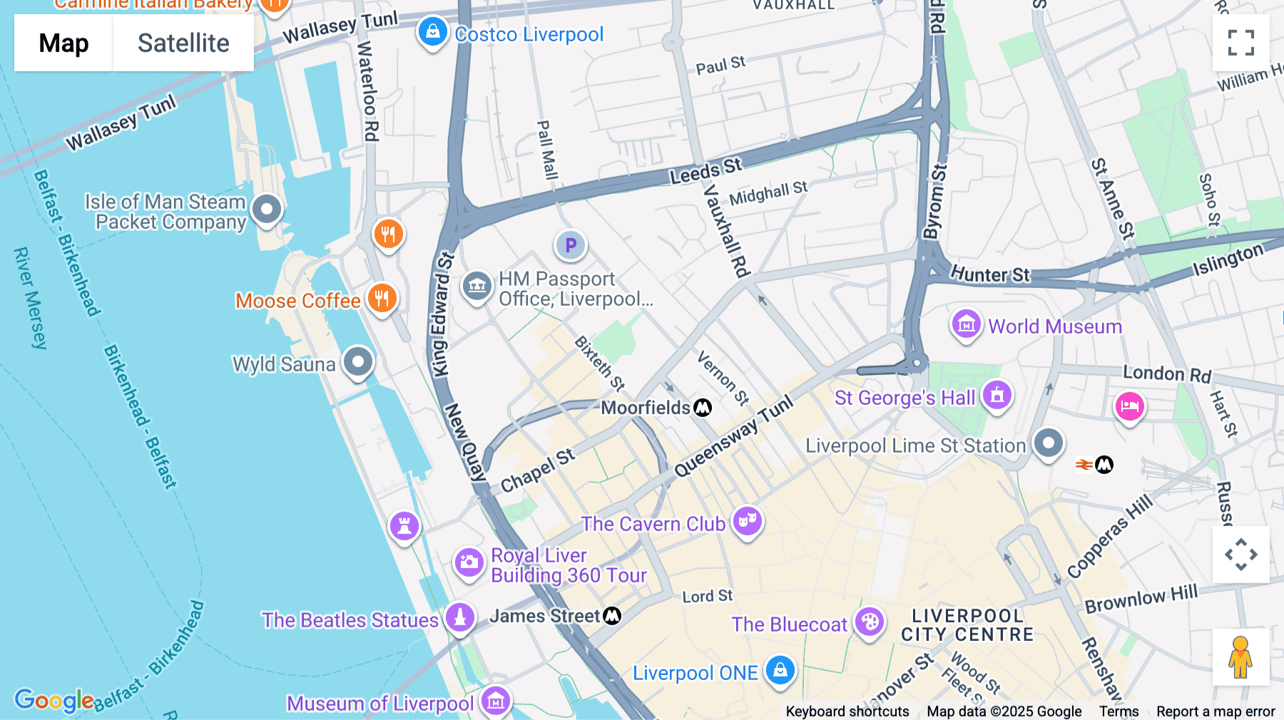 Click for interative map of Exchange Station, Tithebarn Street, Liverpool, Merseyside, Liverpool