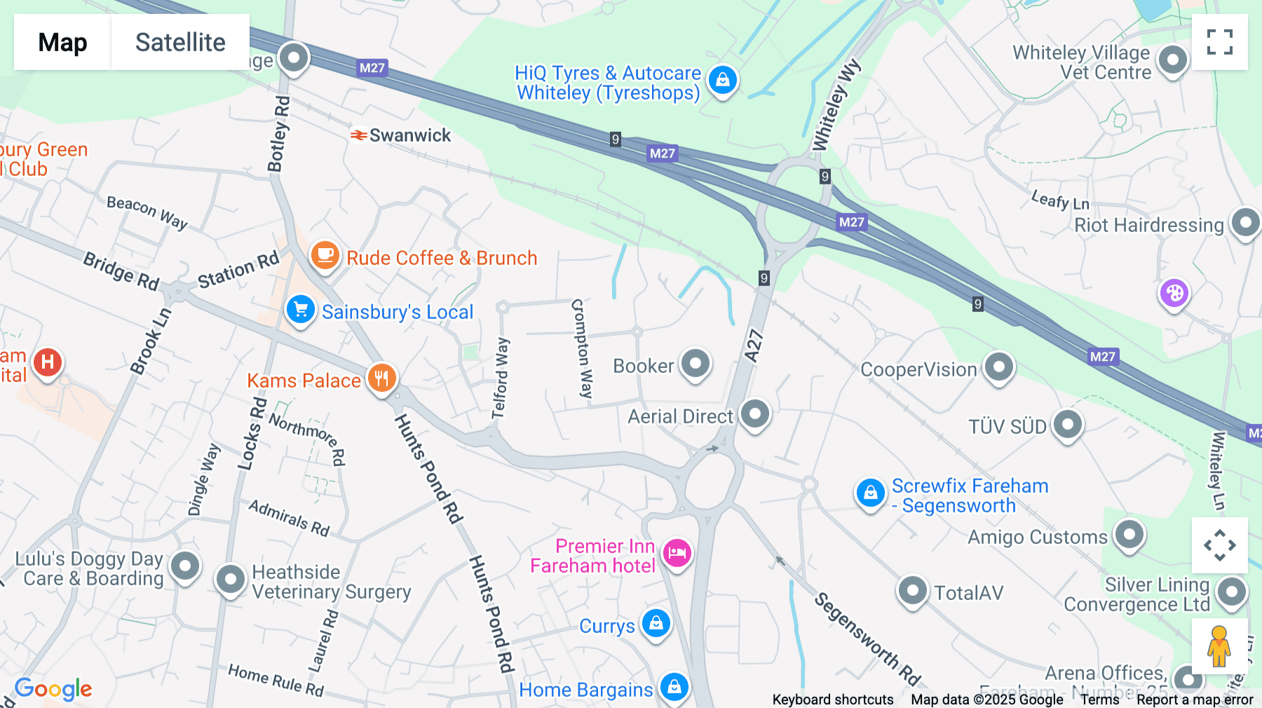 Click for interative map of Elan House, 5a Little Park Farm Road, Segensworth, Fareham