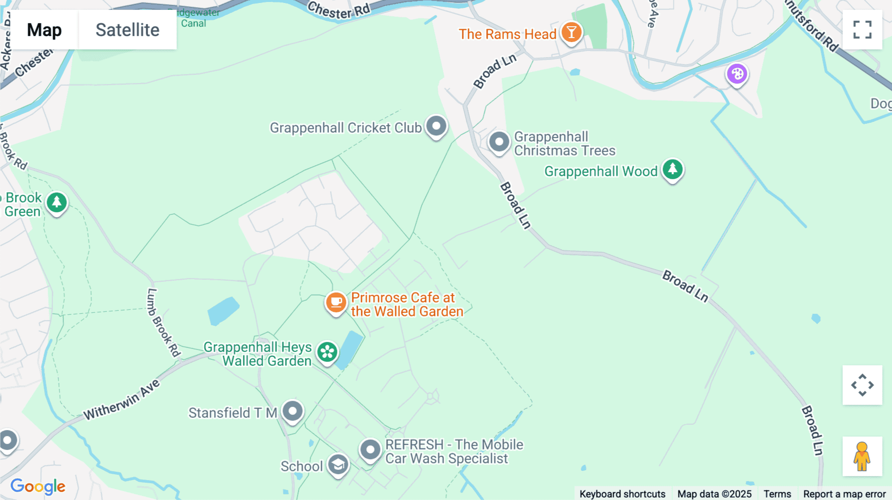 Click for interative map of Warrington South, Cheshire