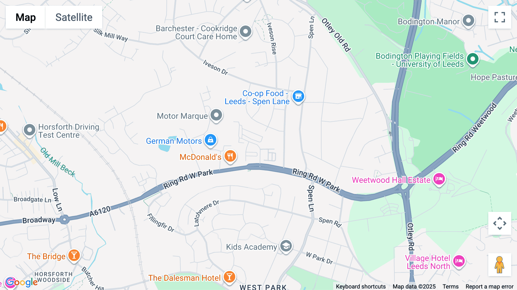 Click for interative map of Richmond House, Lawnswood Business Park, Leeds