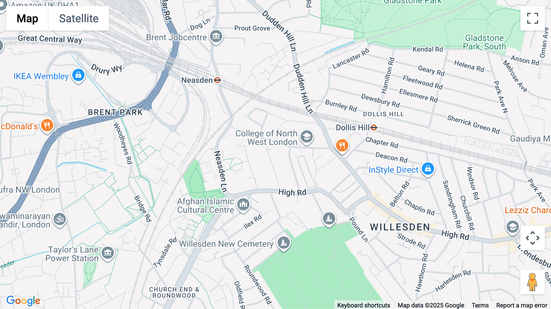 Click for interative map of Unit 31, Cygnus Business Centre, Dalmeyer Road, Willesden, London