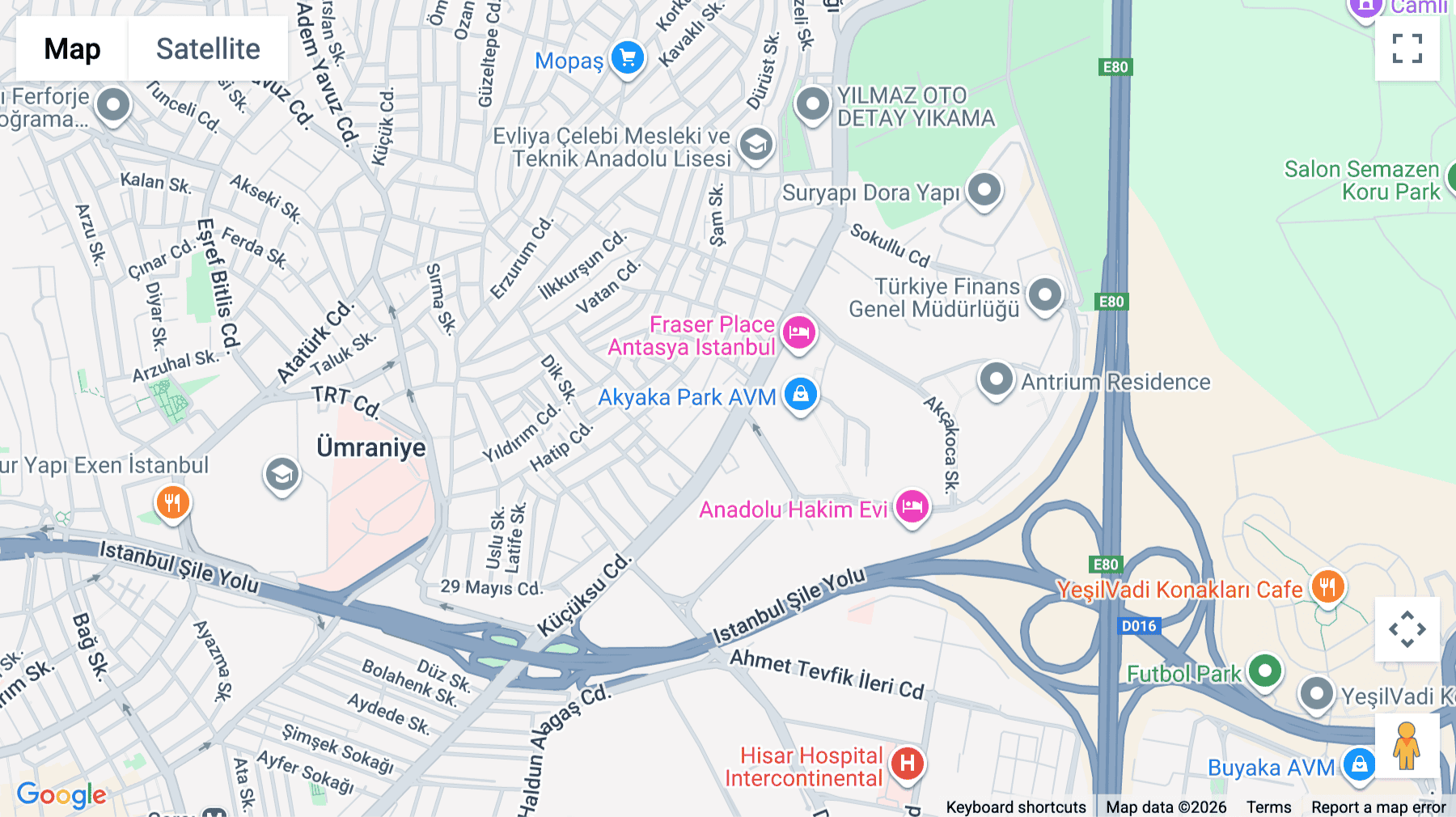 Click for interative map of İnkılap, Umman Sk. 2-4, Istanbul
