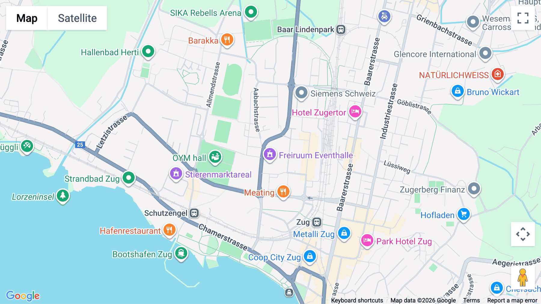 Click for interative map of Zählerweg 5 & 7, Freiruum, Zug