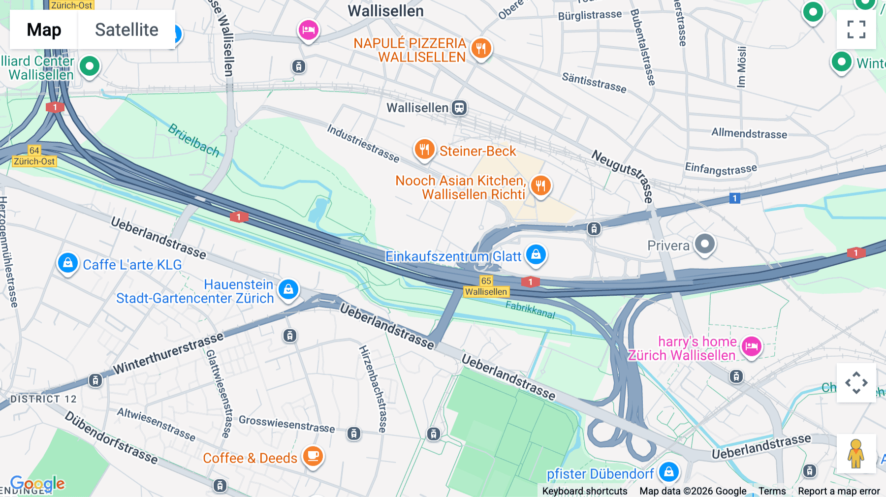 Click for interative map of R2 Tower, Richtistrasse 2-6, Wallisellen
