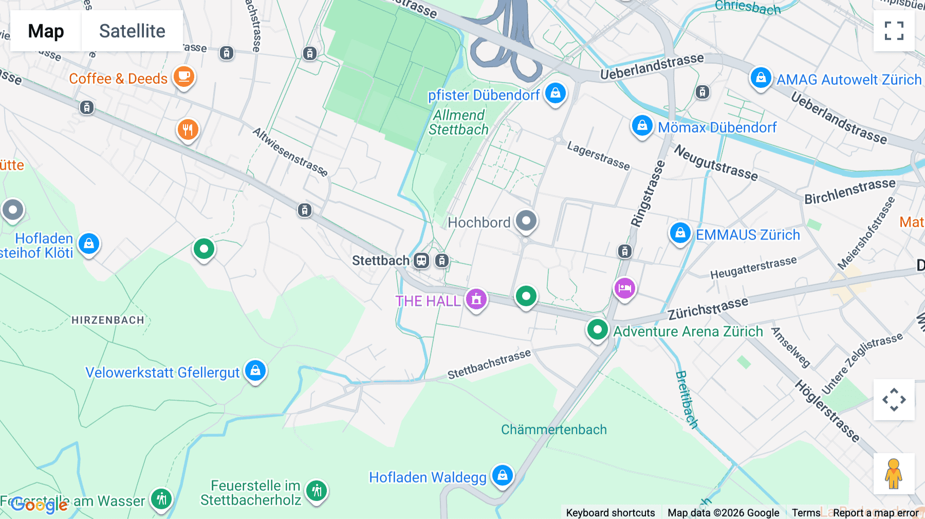Click for interative map of Am stadtrand 11–13, Zurich