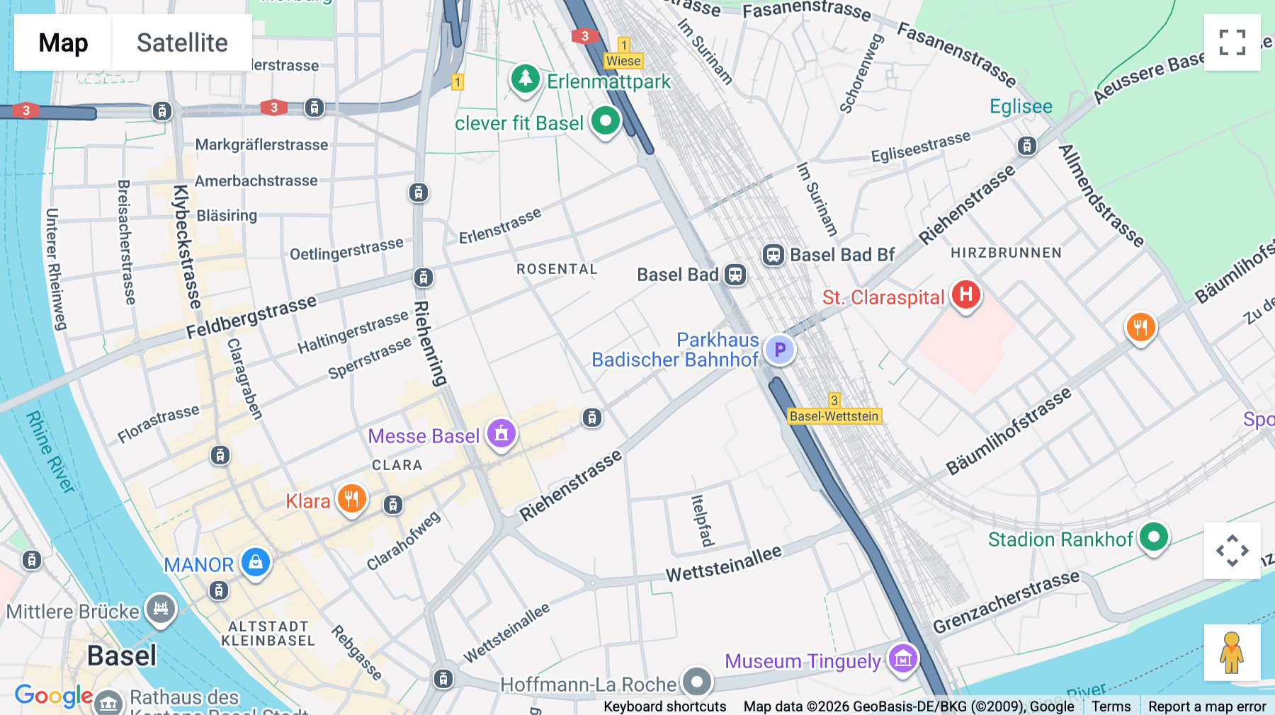 Click for interative map of Sandgrubenstrasse 44, Basel