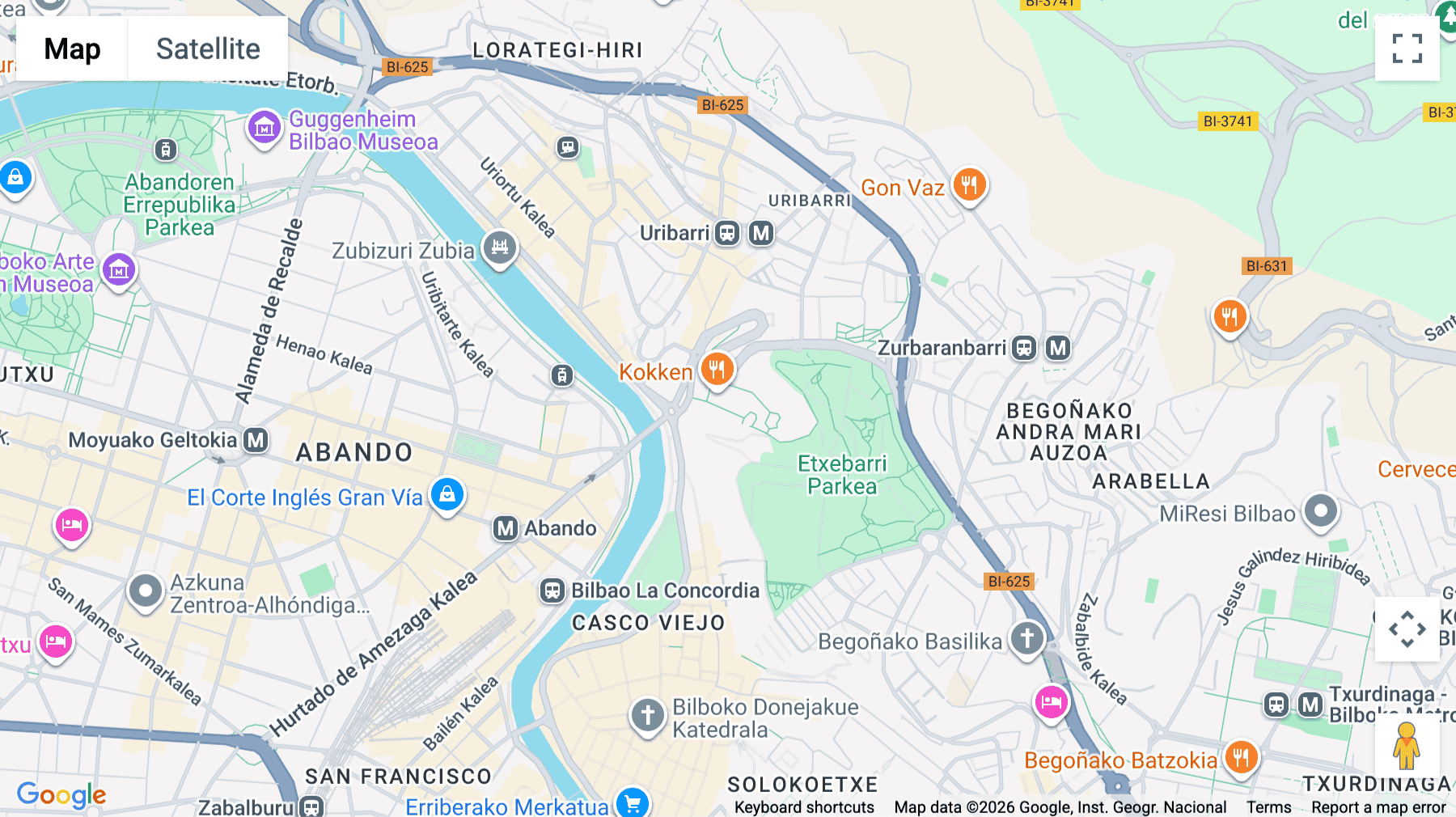 Click for interative map of Calle Quintana 4, Plaza del Gas, Bilbao
